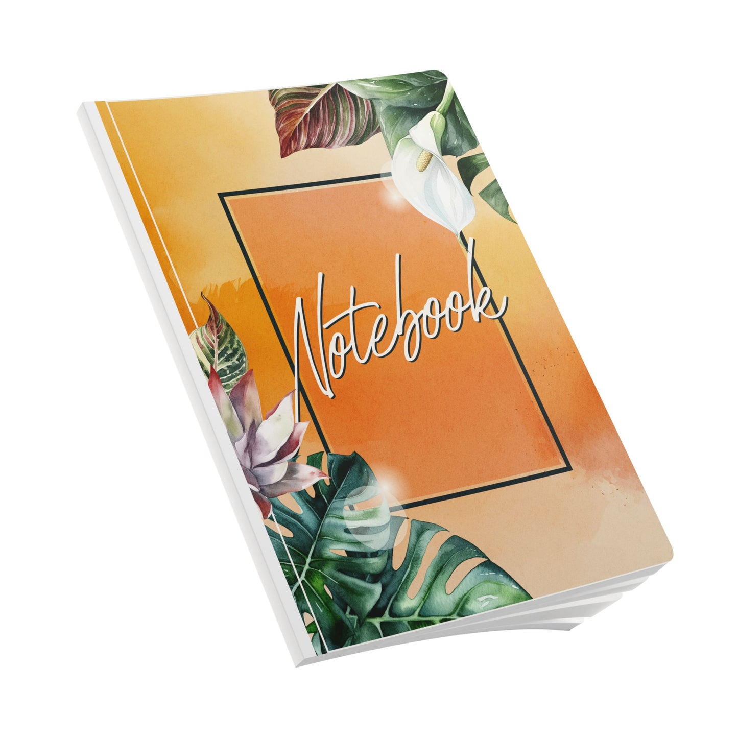 Notebook Sunset Botanical A5 Lined Journal