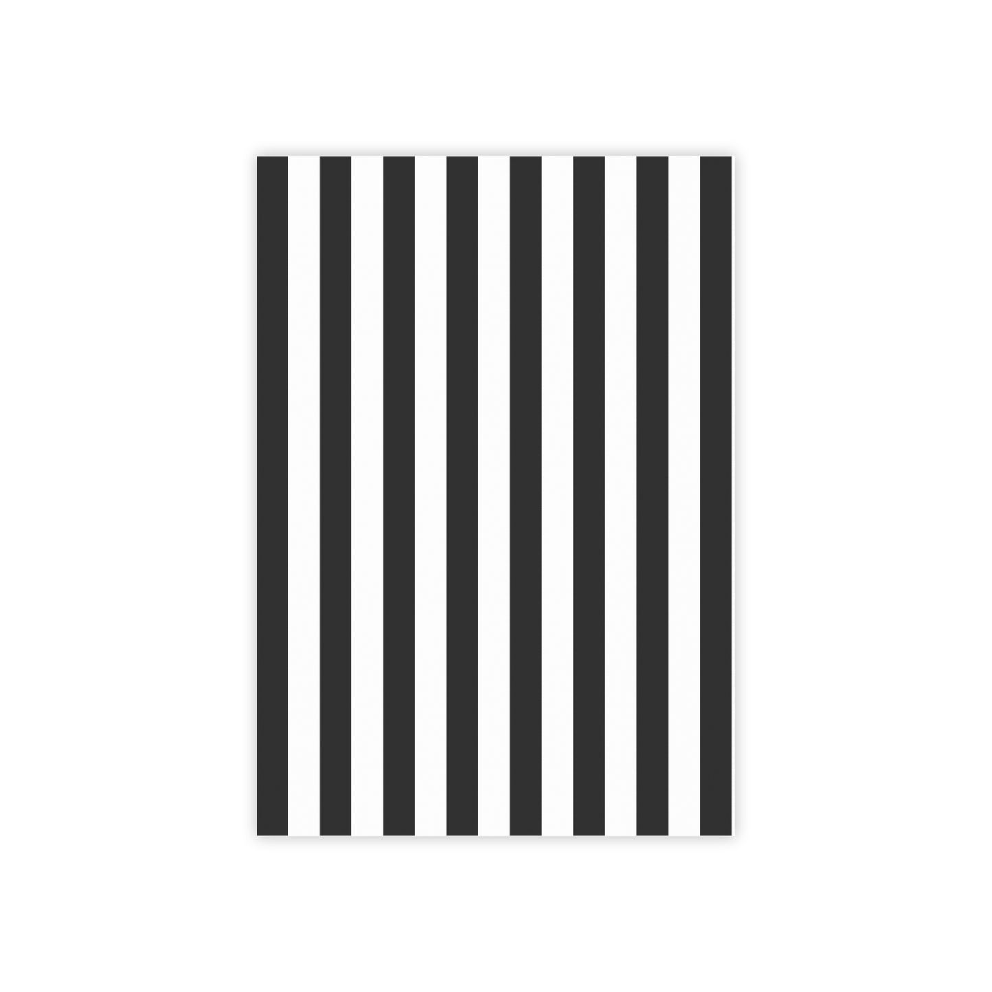 Black Stripe Sticky Notes (7 Sizes)