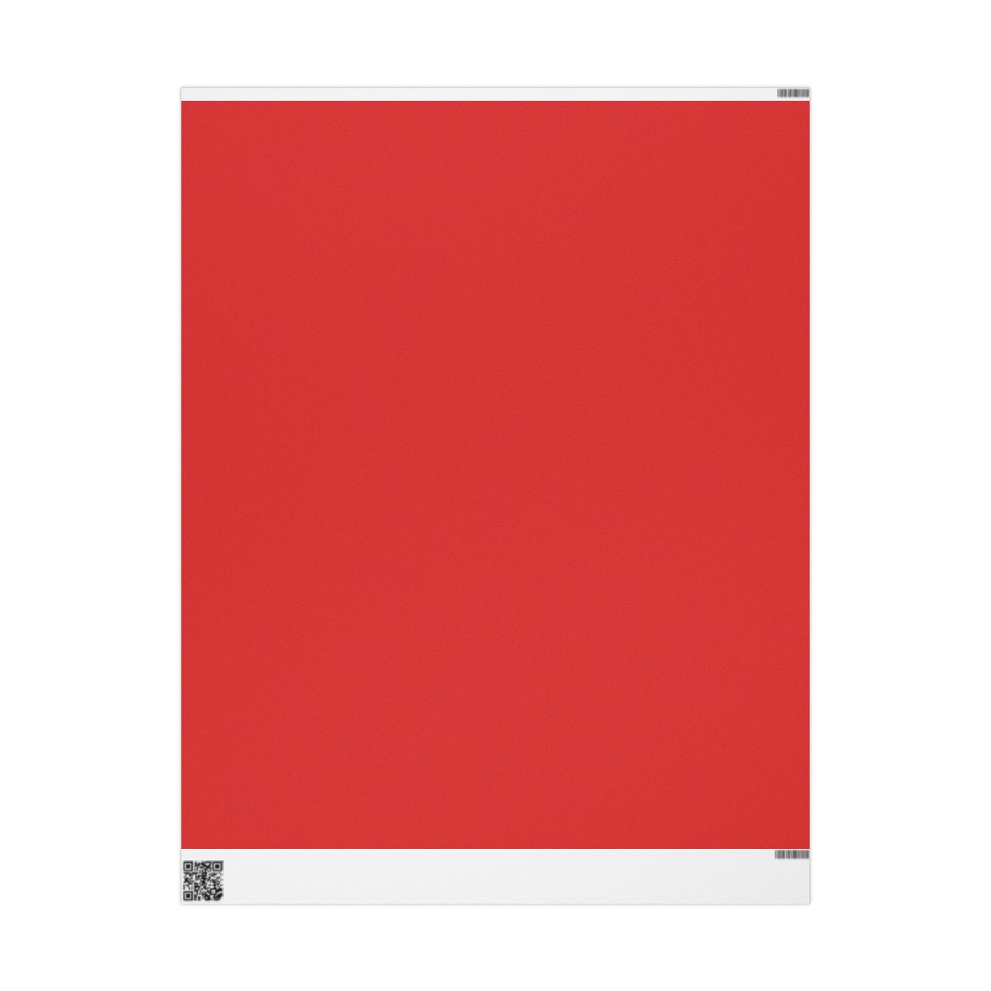 True Red Wrapping Paper Matte or Glossy Gift Wrap 3 Sizes Fine Art Paper
