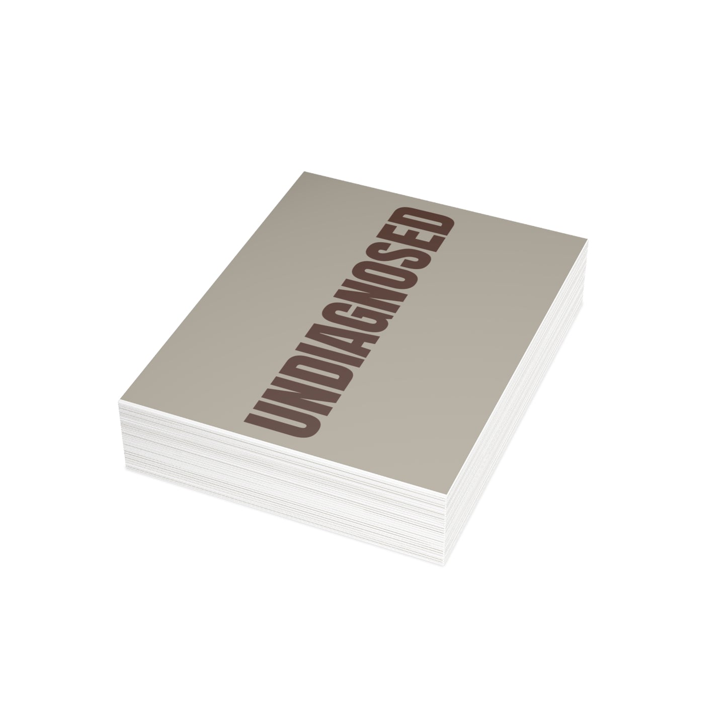 Warm Stone Postcard Set Pack of 10, 30 or 50 w/ Envelopes | Coordinated Collection