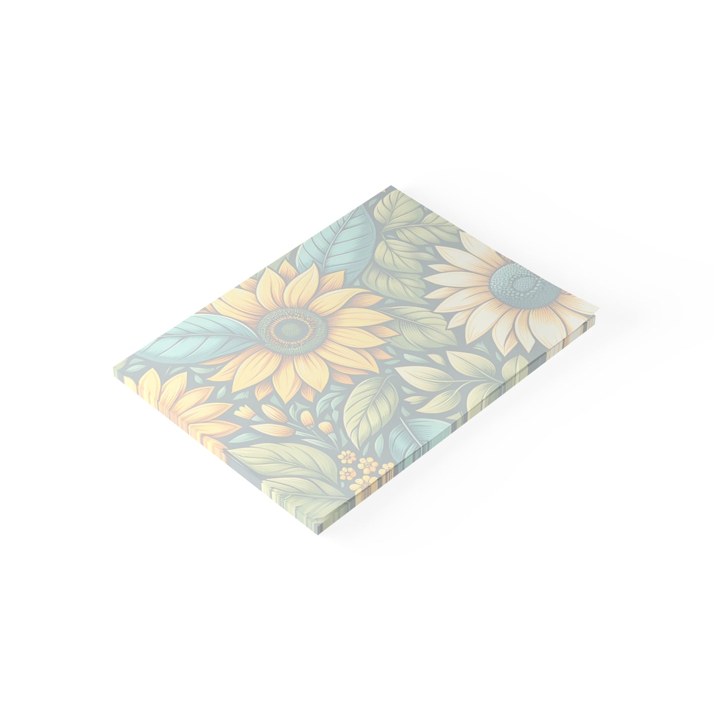 Sunflower Grove Sticky Notes Sunflower Post It Notes Botanical Notes (7 Sizes)