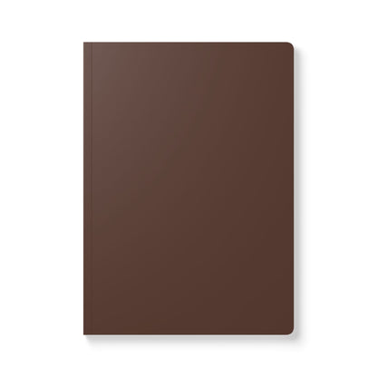 Chocolate Brown Color Coordinated Collection A5 Lined Journal