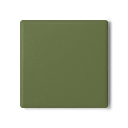 Olive Ceramic Coaster Round or Square | Coordinated Collection