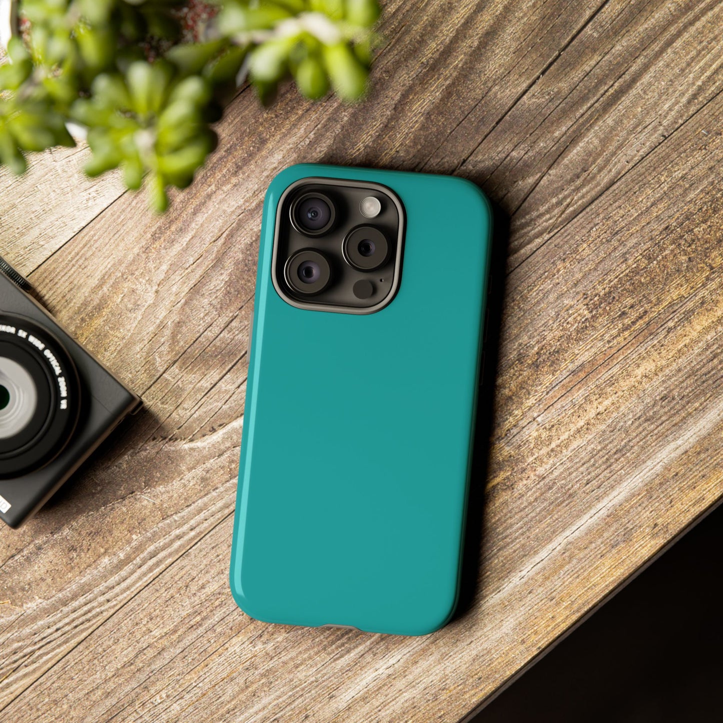 Deep Aqua Tough Cell Phone Case Matte or Glossy Protective Case iPhone Samsung