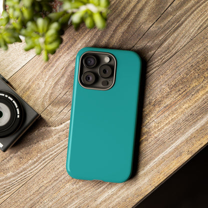 Deep Aqua Tough Cell Phone Case Matte or Glossy Protective Case iPhone Samsung