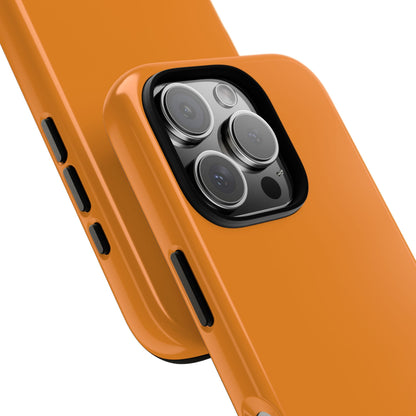 Tangerine Tough Cell Phone Case Matte or Glossy Protective Case iPhone Samsung