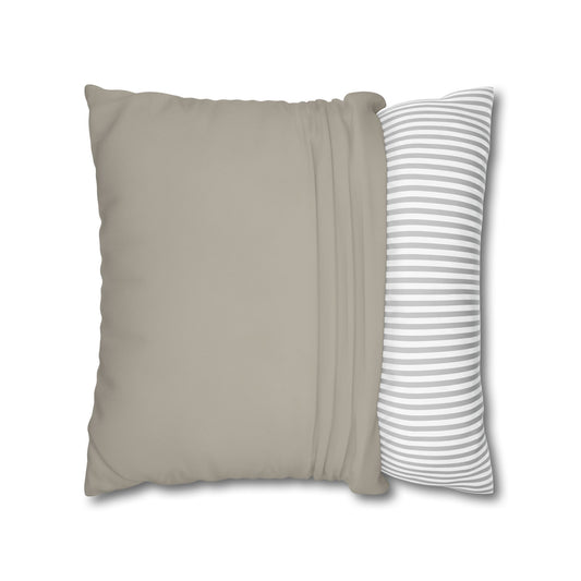 Warm Stone Canvas Pillow Cover 20x20