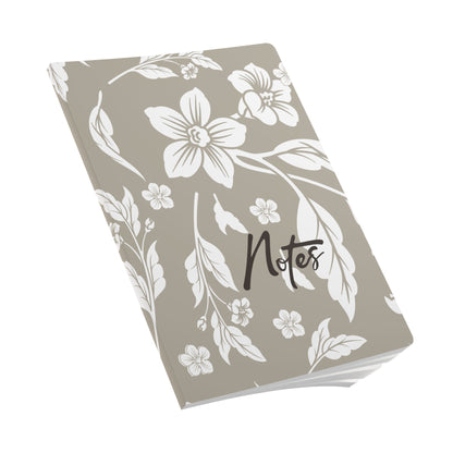 Warm Stone Floral A5 Lined Journal Coordinated Collection