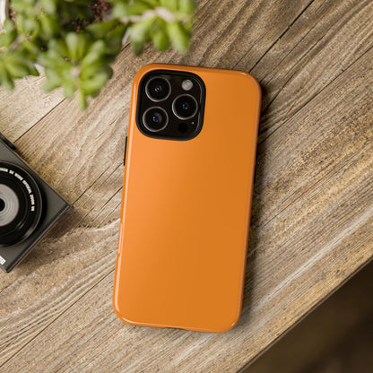 Tangerine Tough Cell Phone Case Matte or Glossy Protective Case iPhone Samsung