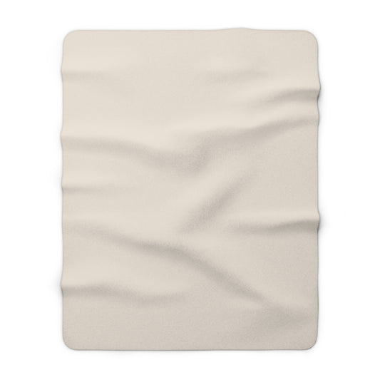 Latte Cream Fleece Blanket Cozy Plush Throw 3 Sizes Soft Warm Blanket
