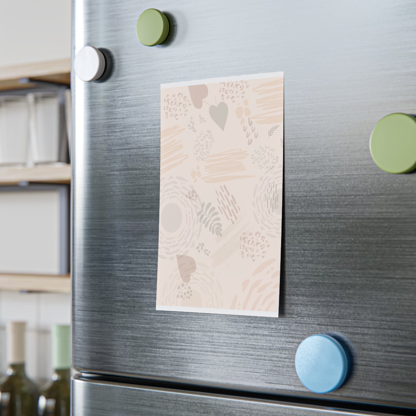 Neutral Flow Sticky Notes Abstract Neutral Post It Notes (7 Sizes)