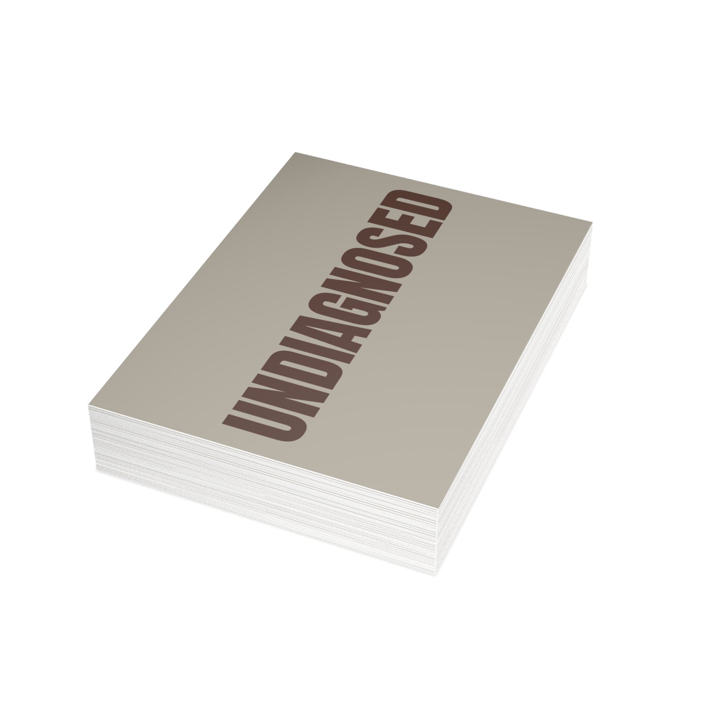 Warm Stone Postcard Set Pack of 10, 30 or 50 w/ Envelopes | Coordinated Collection