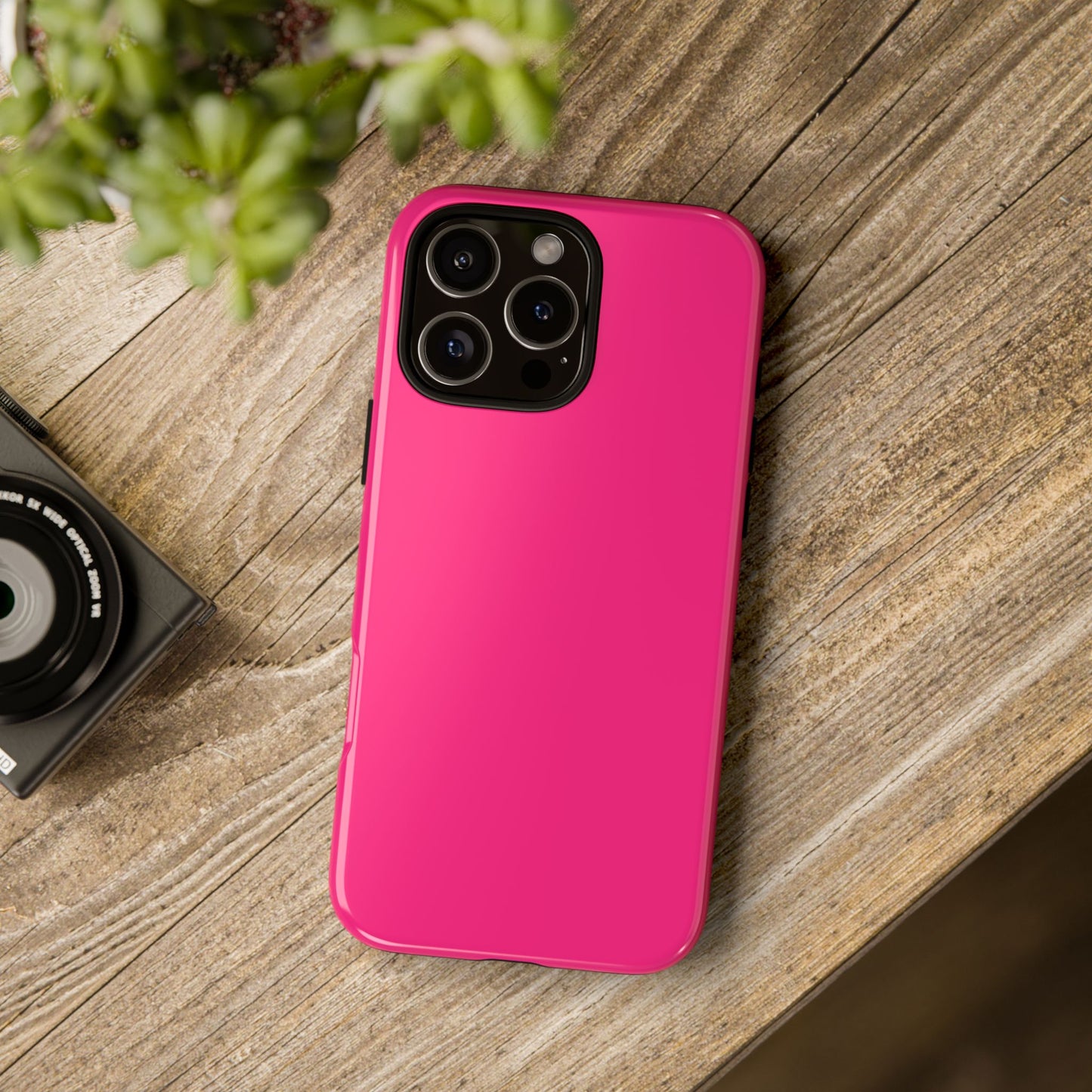 Pink Tough Cell Phone Case Matte or Glossy Protective Case iPhone Samsung