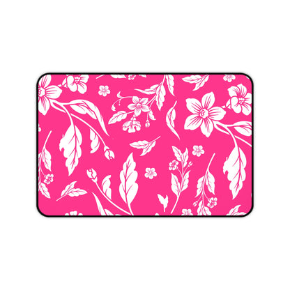 Pink Floral Desk Pad (12x18, 12x22 or 16x32)