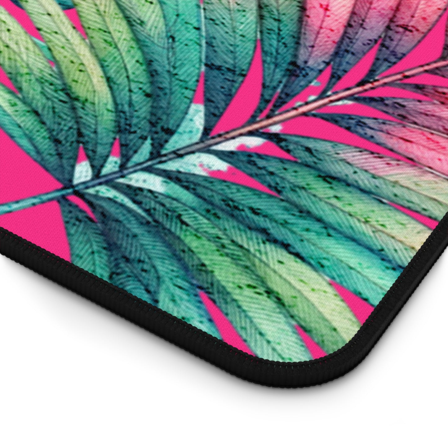 Tropical Vibes Desk Mat Tropical Leaves Desk Pad 12x18 12x22 16x32