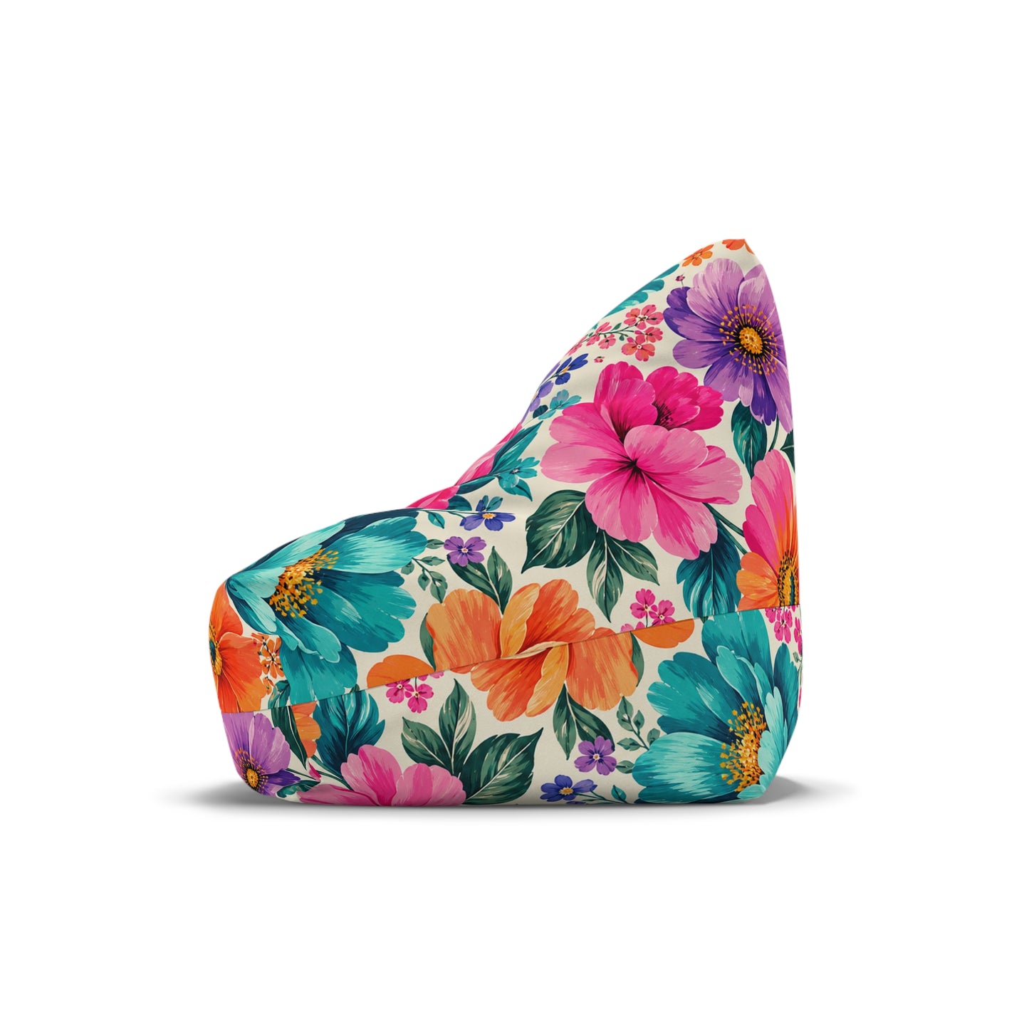 Dreamy Floral Bean Bag Chair Cover Floral Lounge Chair
