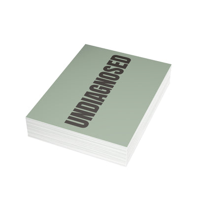 Sage Postcard Set Pack of 10, 30 or 50 w/ Envelopes | Coordinated Collection