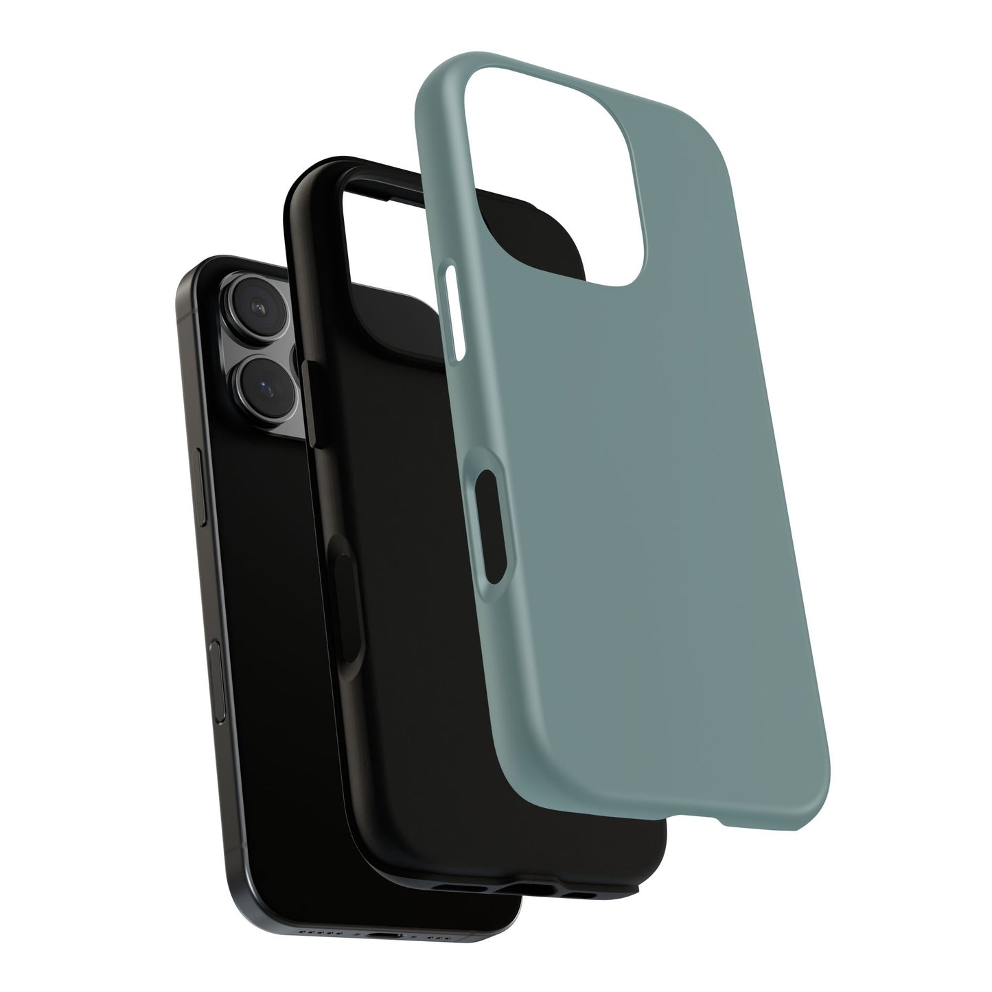 Dusty Blue Tough Cell Phone Case, Matte or Glossy Iphone and Samsung
