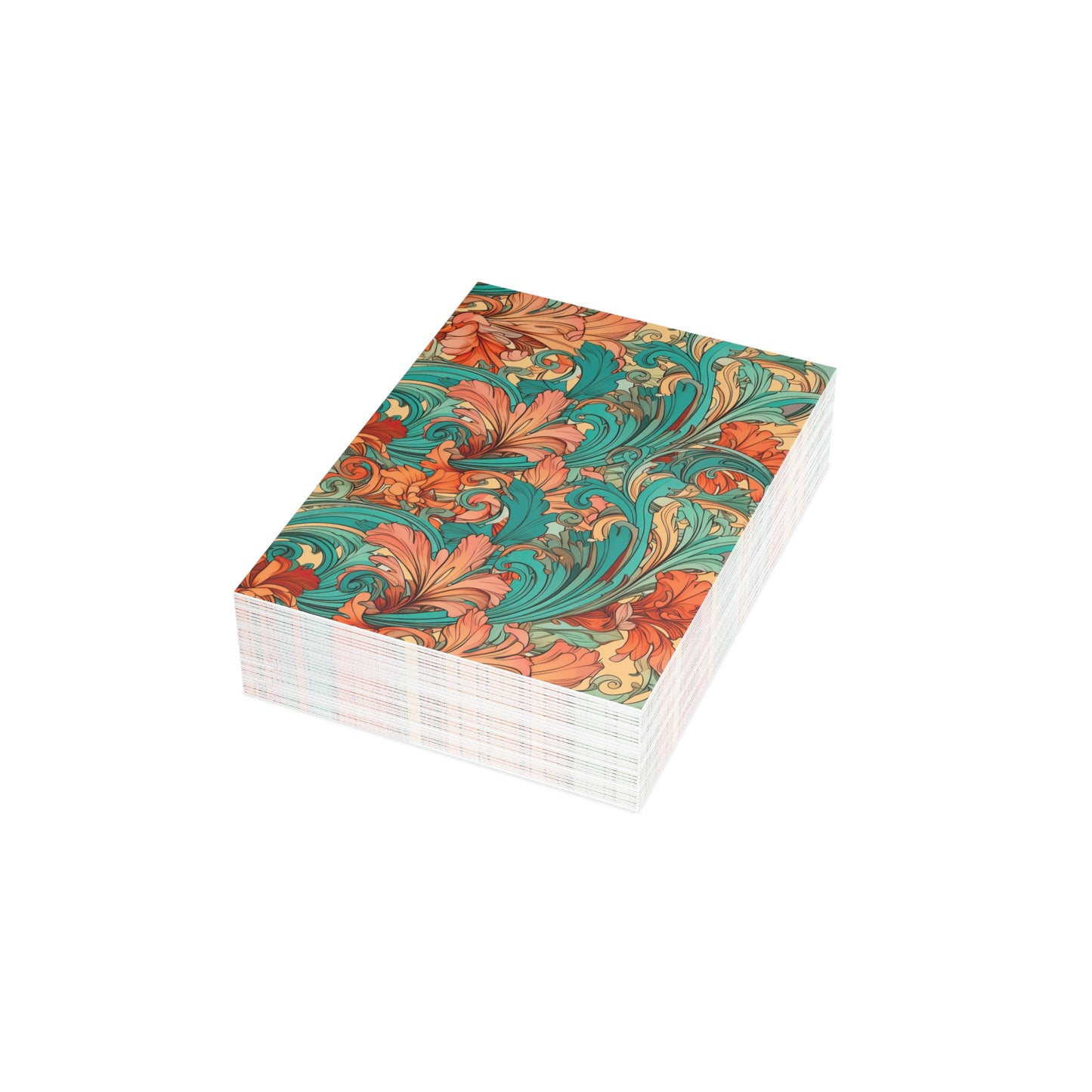 Coral Flourish Postcards Botanical Floral Postcard Set