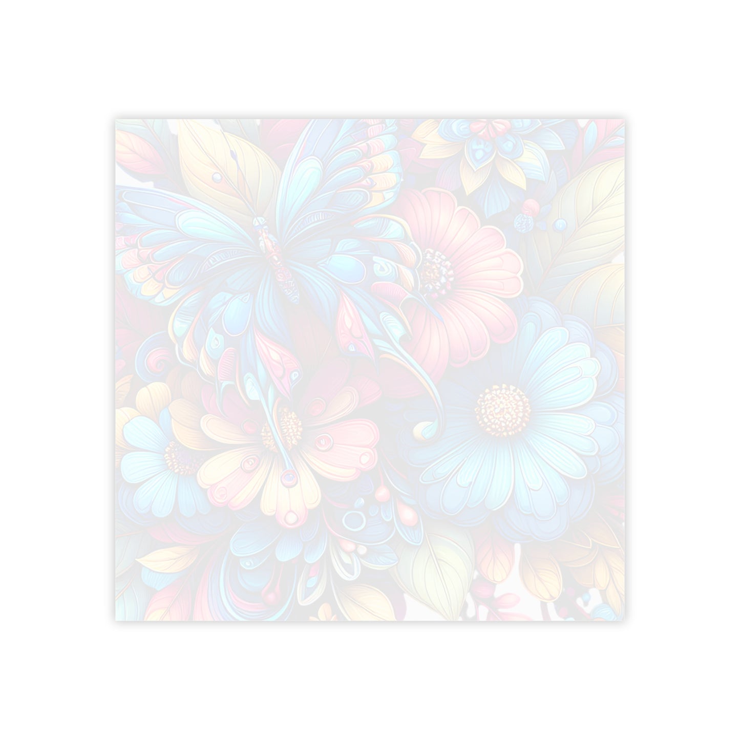 Metamorphosis Sticky Notes Butterfly Post It Notes (7 Sizes)