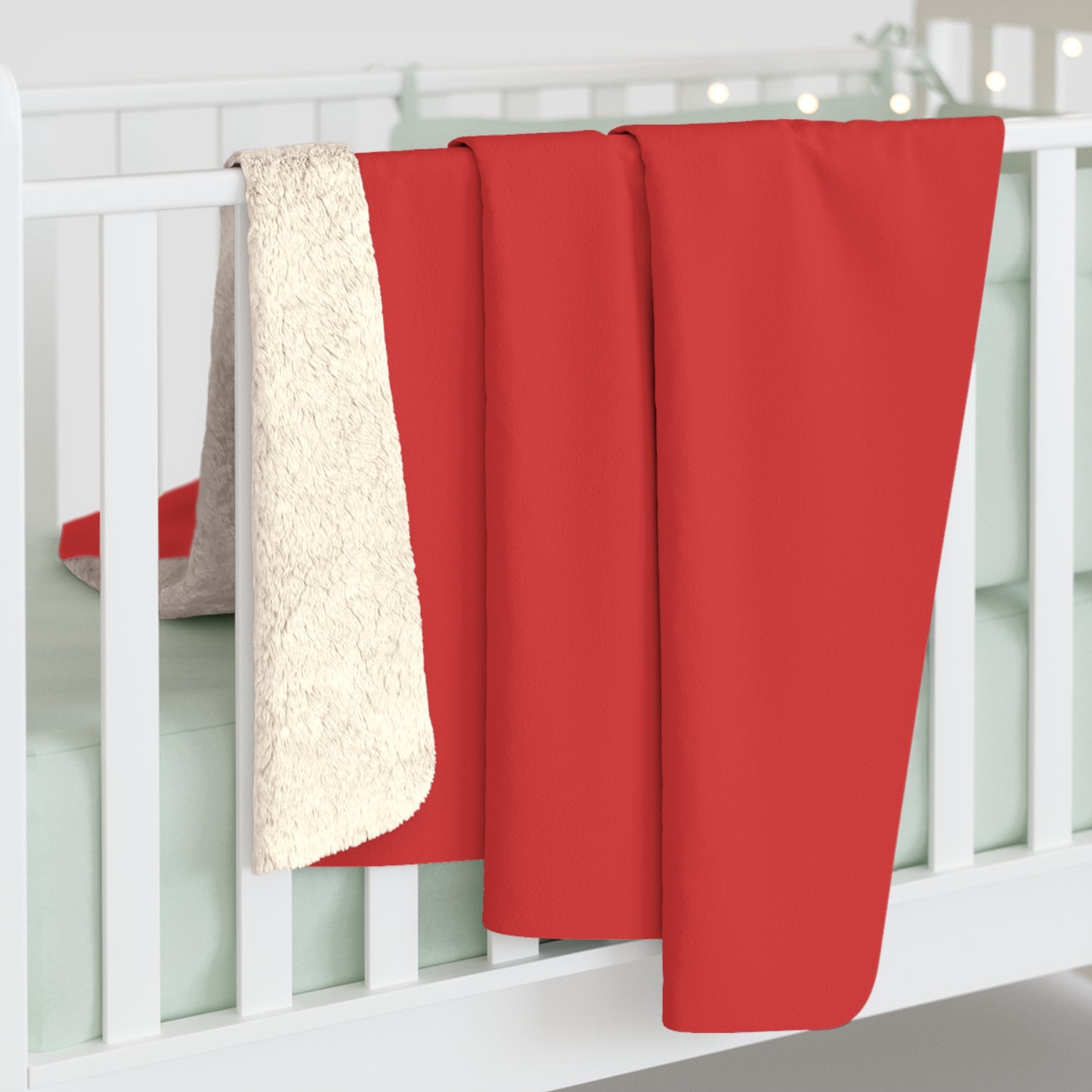 True Red Sherpa Fleece Blanket Cozy Plush Throw 3 Sizes Soft Warm Blanket