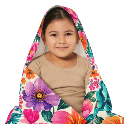 Dreamy Floral Baby/Kid Hooded Towel Floral Bath Towel