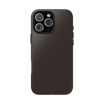 Muted Charcoal Tough Cell Phone Case Matte or Glossy Protective Case iPhone Samsung