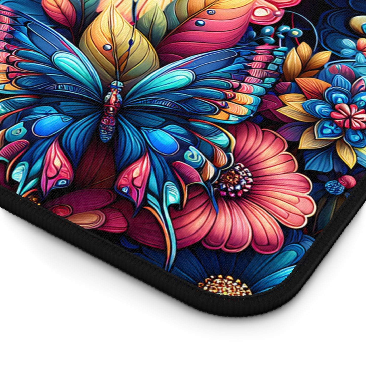 Butterfly Floral - Metamorphosis Design, Desk Pad