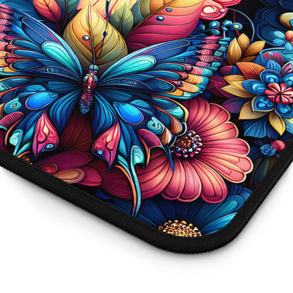 Butterfly Floral - Metamorphosis Design, Desk Pad