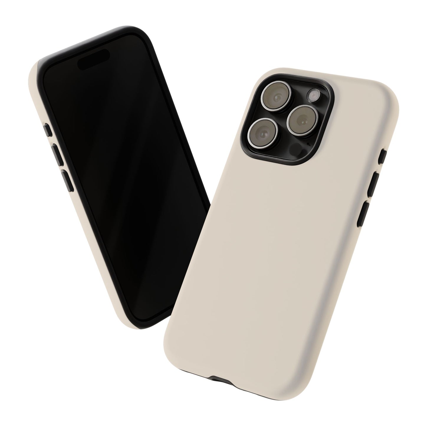 Latte Cream Tough Cell Phone Case Matte or Glossy Protective Case iPhone Samsung