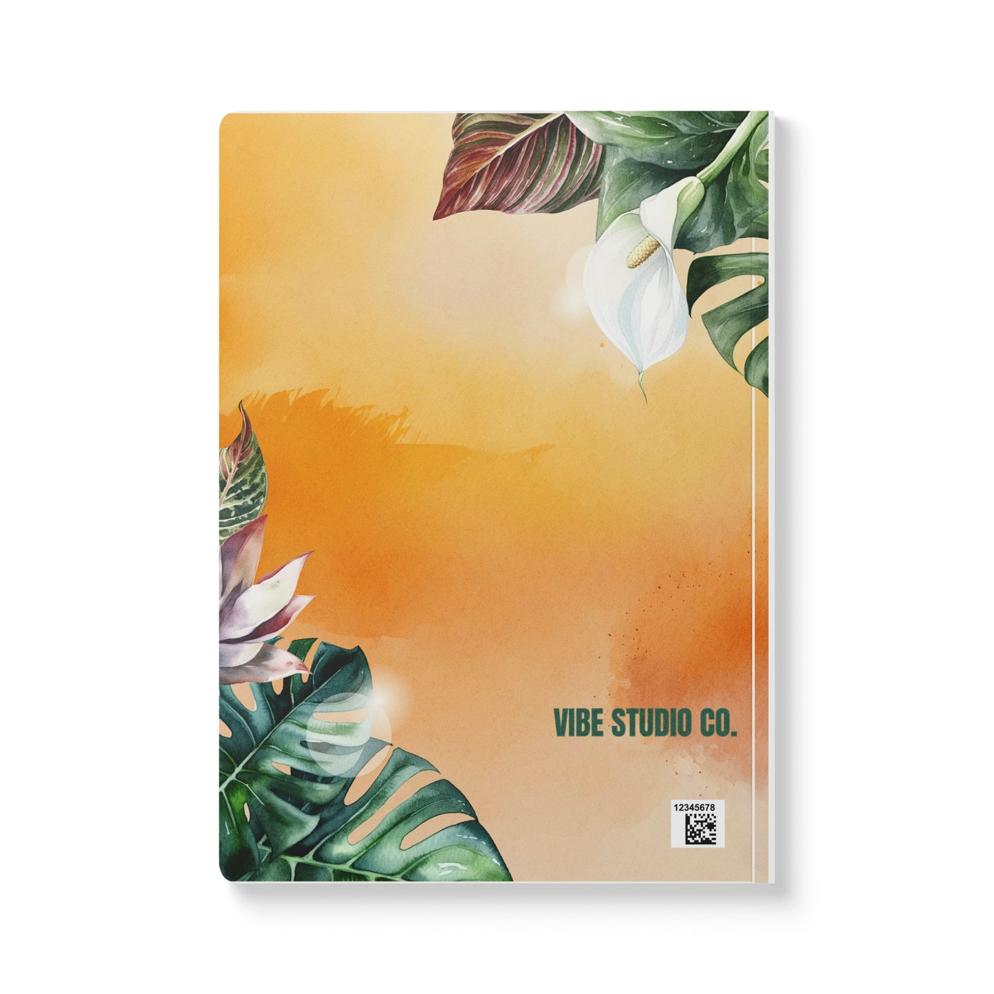 Notebook Sunset Botanical A5 Lined Journal