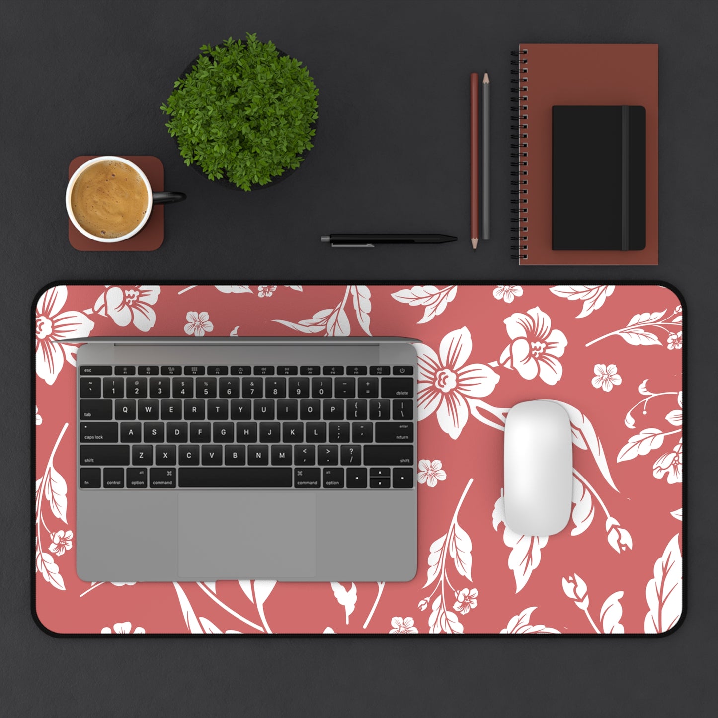 Red Autumns Floral Desk Pad (12x18, 12x22 or 16x32)