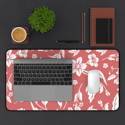 Red Autumns Floral Desk Pad (12x18, 12x22 or 16x32)