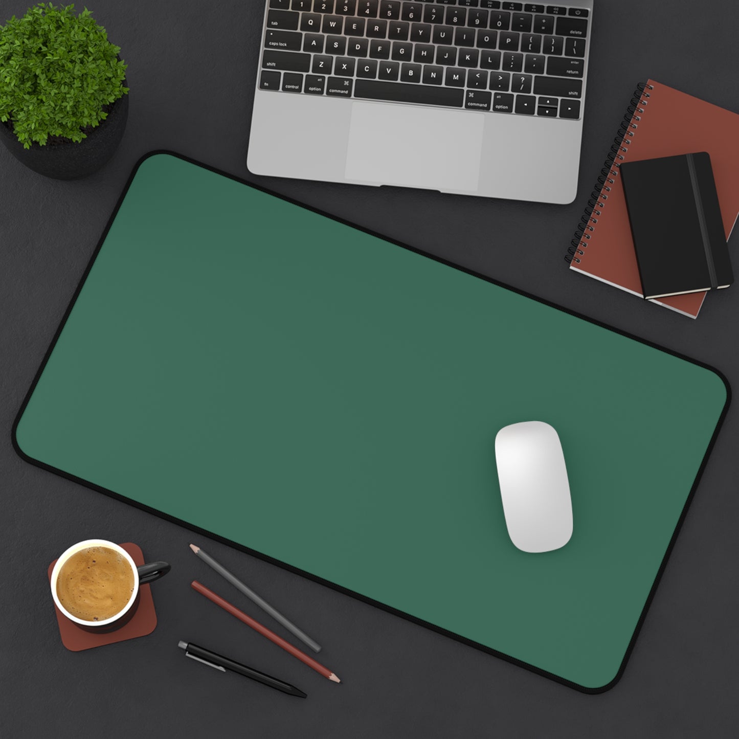 Leaf Green Desk Mat Color Coordinated Collection (12x18, 12x22, 16x32)