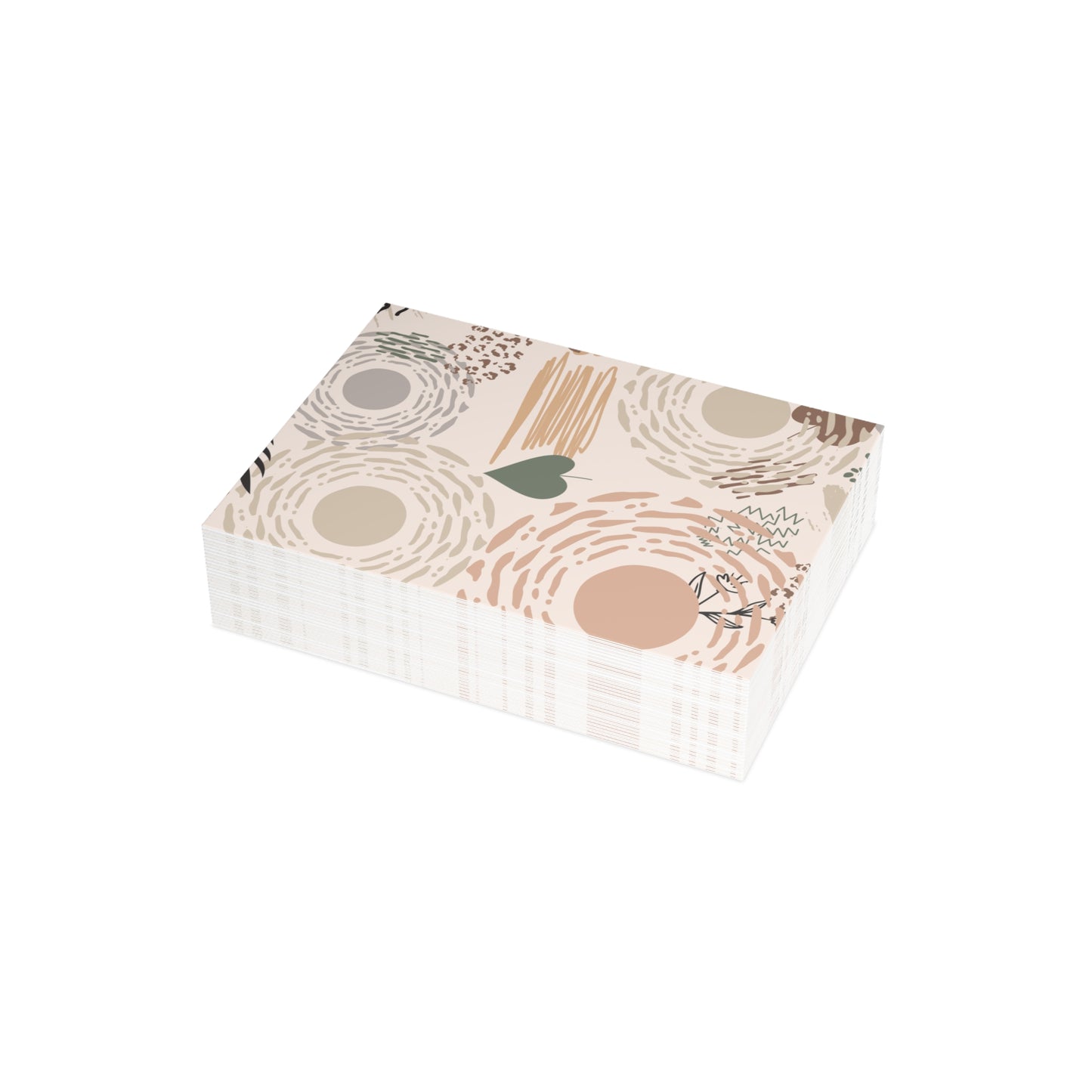 Neutral Flow Postcards Minimal Botanical Postcard Sets (10, 30 or 50)