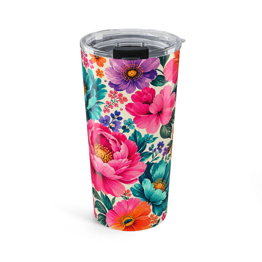 Dreamy Floral 20oz Insulated Tumbler Floral Travel Mug