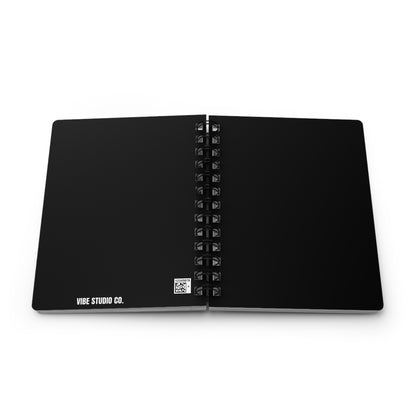 Black Spiral Lined Notebook 150 Page Journal | Coordinated Collection