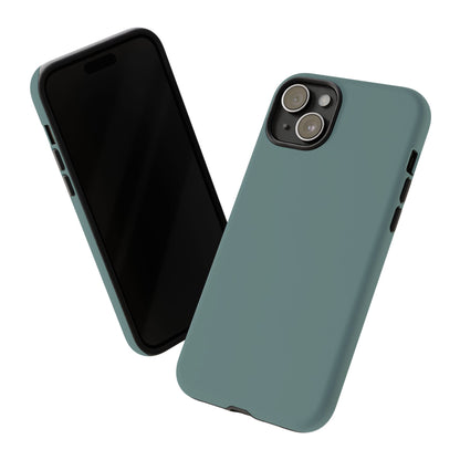 Dusty Blue Tough Cell Phone Case, Matte or Glossy Iphone and Samsung