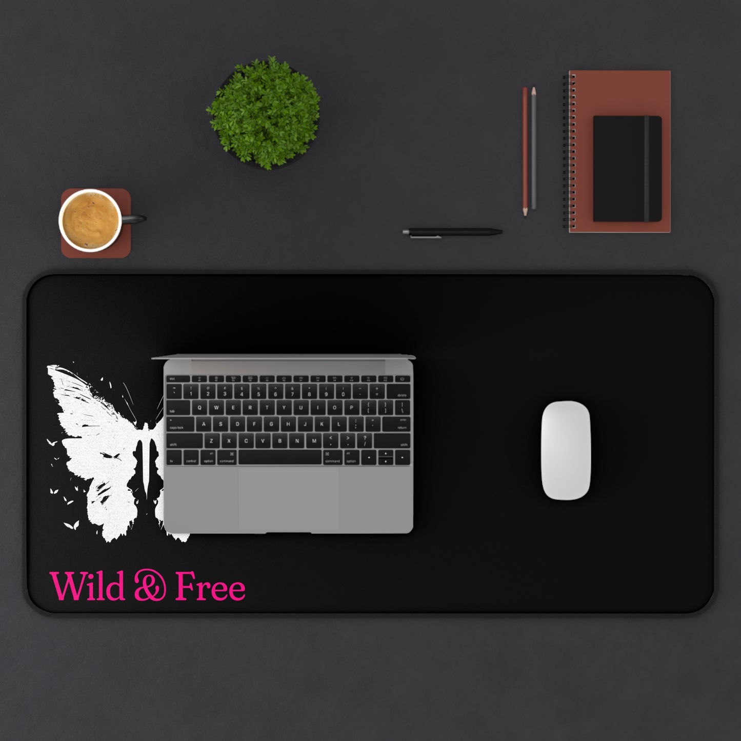 Wild & Free Butterfly Desk Pad