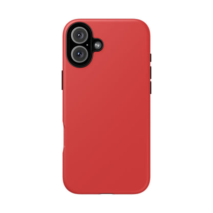 True Red Tough Cell Phone Case Matte or Glossy Protective Case iPhone Samsung
