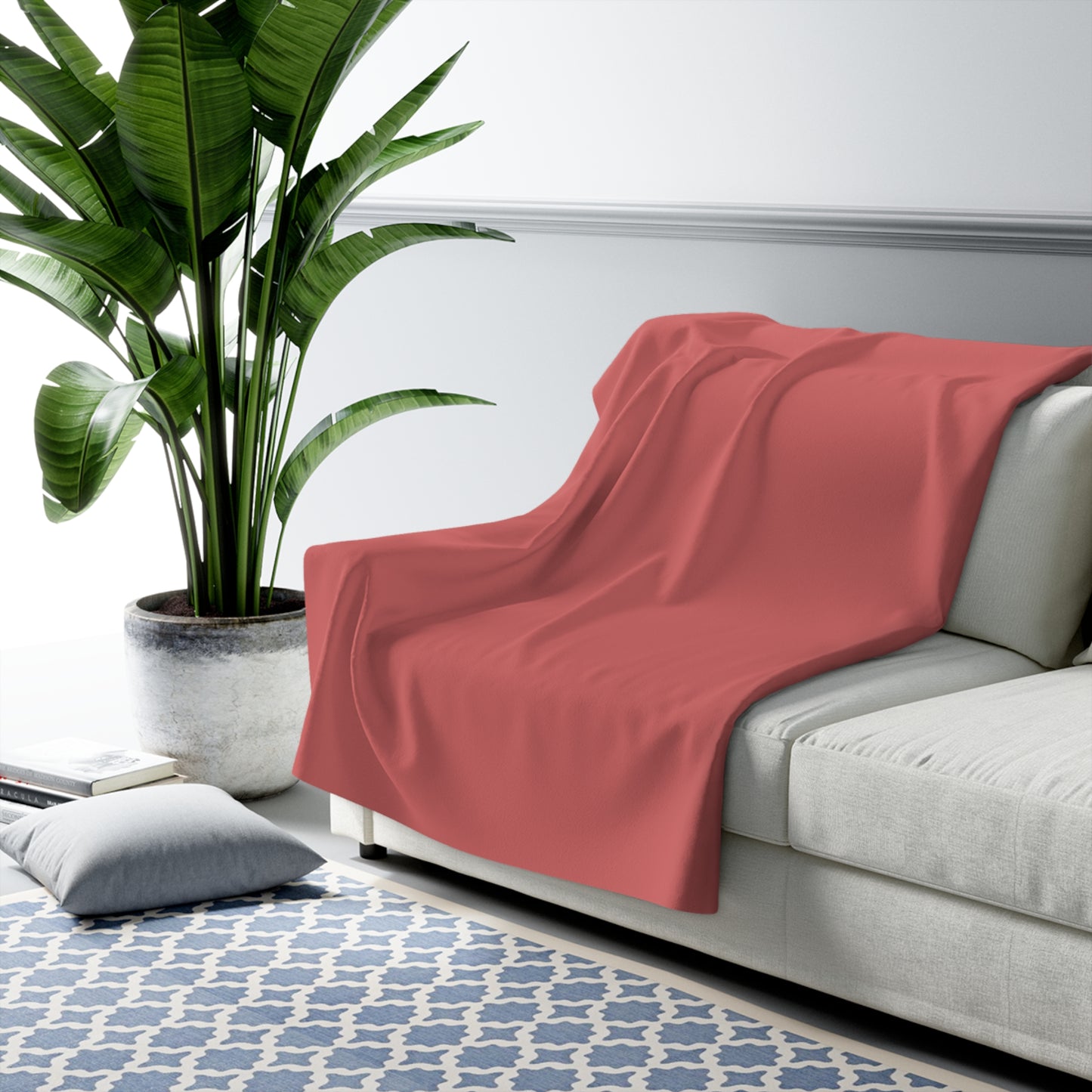 Red Autumns Sherpa Fleece Blanket Cozy Plush Throw 3 Sizes Soft Warm Blanket