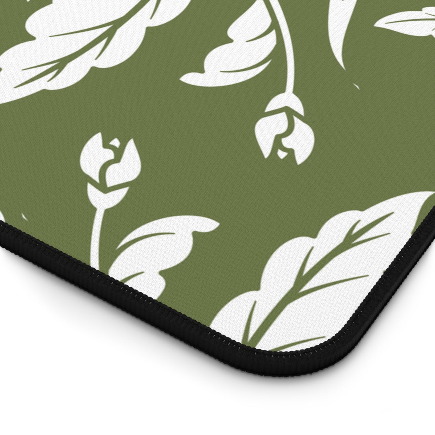 Olive Floral Desk Pad (12x18, 12x22 or 16x32)