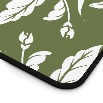 Olive Floral Desk Pad (12x18, 12x22 or 16x32)