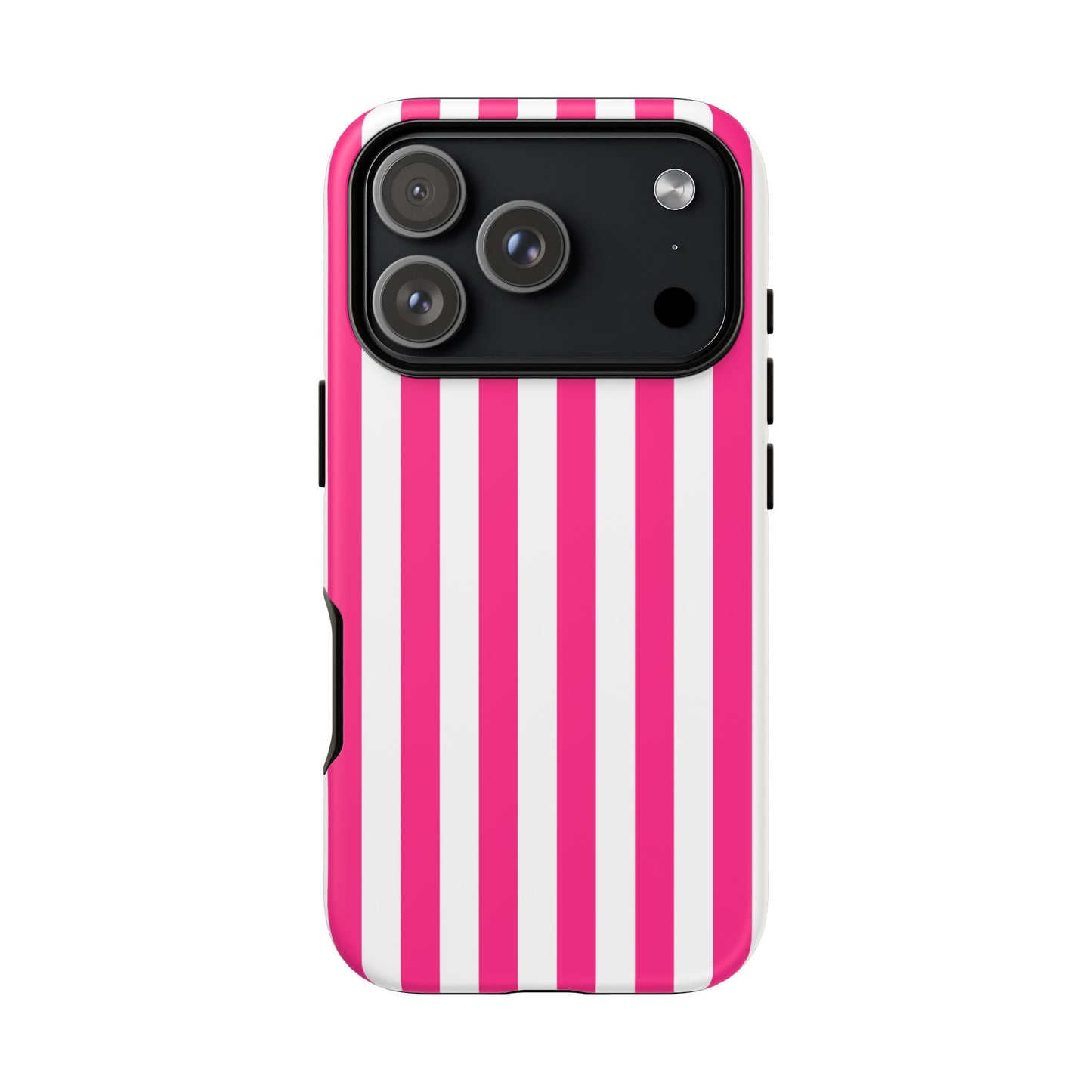 Pink Stripe Tough Phone Case for iphone or Samsung