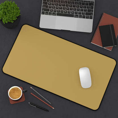 Muted Gold Desk Mat Color Coordinated Collection (12x18, 12x22, 16x32)