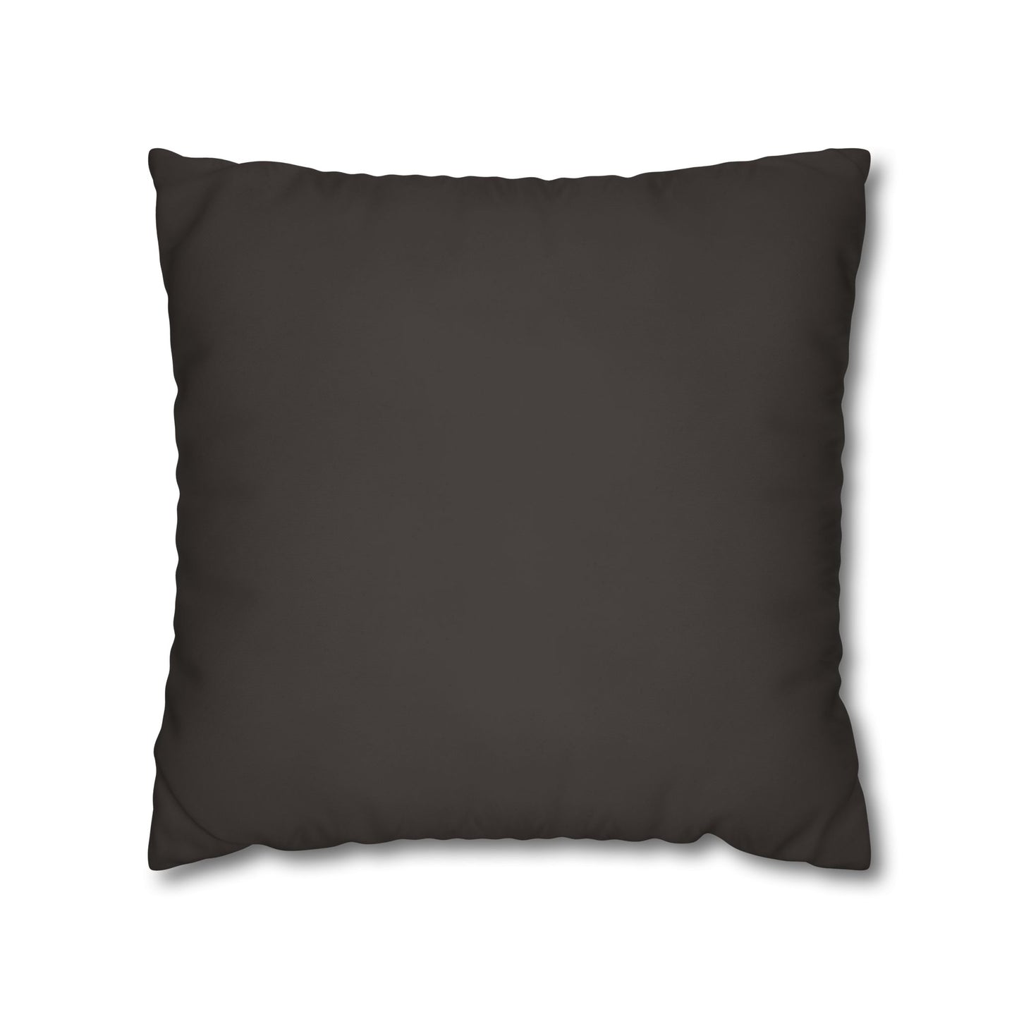Muted Charcoal Canvas Pillow Cover 20x20