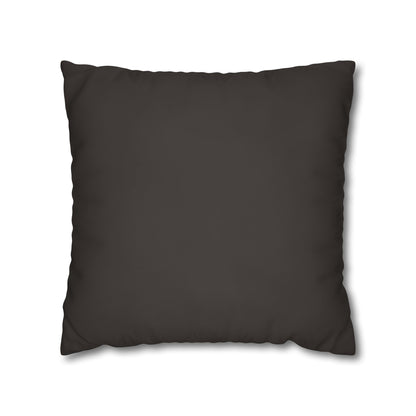 Muted Charcoal Canvas Pillow Cover 20x20