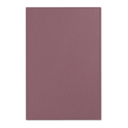 Mauve Rug 24 x 36 Solid Color Accent Rug Modern Home Decor