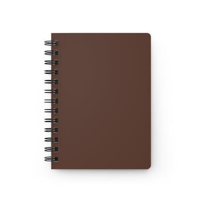 Chocolate Brown Spiral Lined Notebook 150 Page Journal | Coordinated Collection