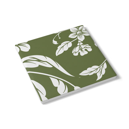 Olive Floral Ceramic Coaster Coordinated Collection